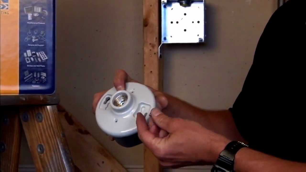 Round Lamp Holder 4" Round Porcelain Lamp Holder for 4" Octagon Box & Raised Ring PF50 YouTube