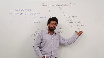 Class 9th I Maths I ICSE I Chapter 20 | Mensuration I Perimeter And Area of Plane Figures I L302