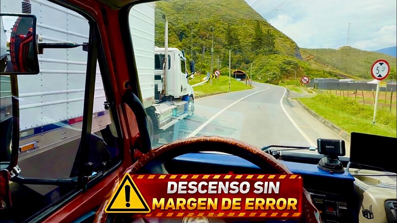 COMO BAJAR UNA MONTAÑA | TURBO CAMIÓN FRENO DE AHOGO EN ACCIÓN 😲