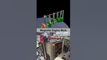 Magnetic Engine Working principle / free energy engine #automobile #technology #mech #engineering