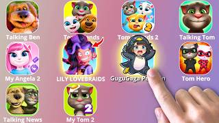 Talking Tom,GuguGaga Penguin,Lily Lovebraids,Roblox,Talking Ben,Tom Friends,Talking Tom Hero Dash screenshot 5