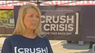 More than 20 pounds of opioids collected at 'Crush the Crisis' Opioid Take-Back Day