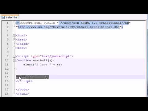 Beginner JavaScript Tutorial   7   Using Parameters with Functions