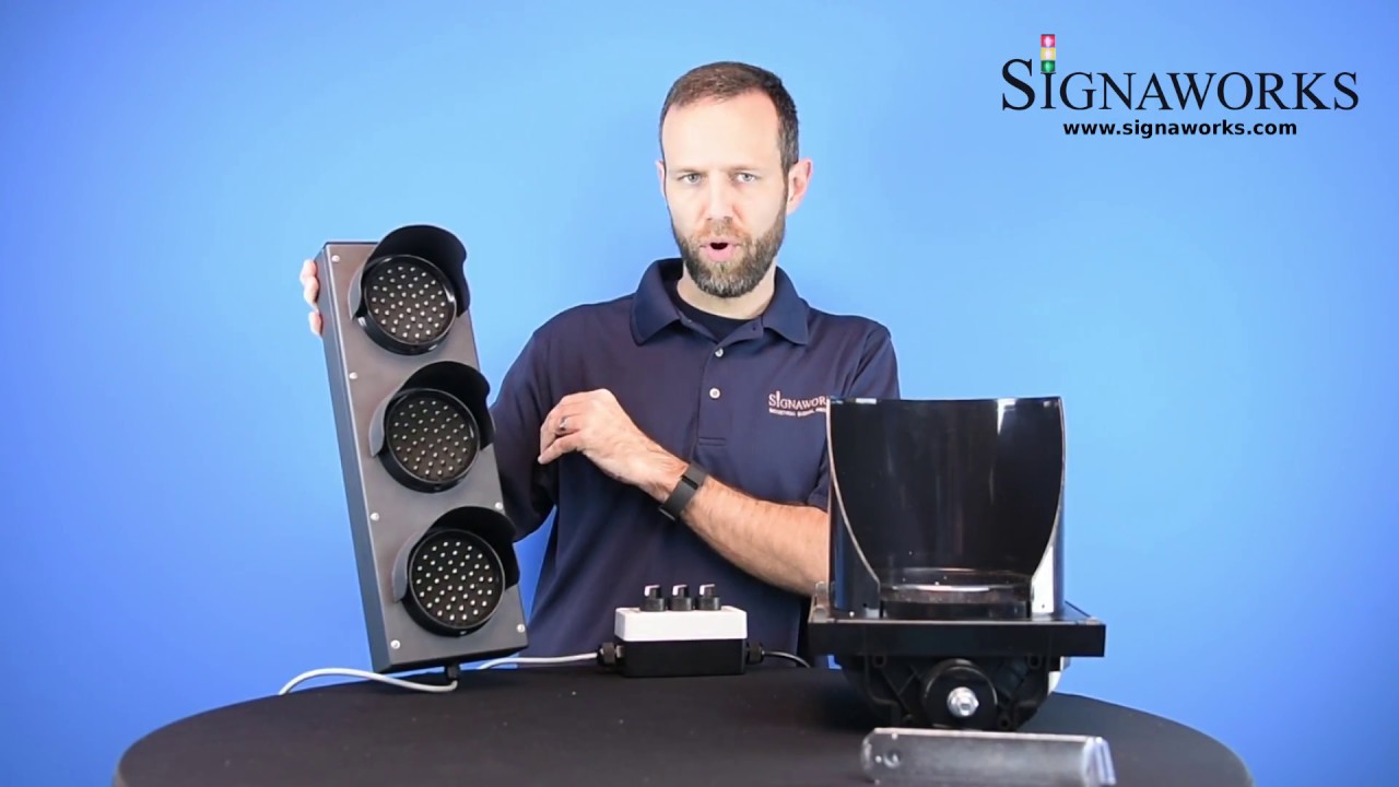 TL-LED - Industrial Traffic Light | Signaworks - YouTube