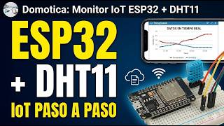 IoT con ESP32: Tutorial Sensor DHT11 - Visualización en Tiempo Real