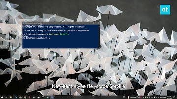 How to create a PowerShell profile on Windows 10