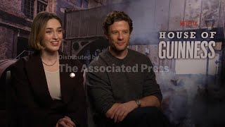 "House of Guinness" stars James Norton and Danielle Galligan wax lyrical about a pint of the black s
