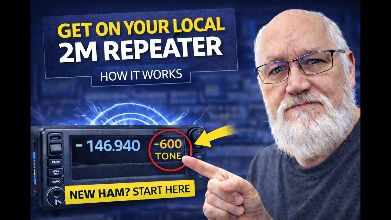 Hum Repetitor New Ham? How to Get on Your Local 2 Meter Repeater (Step-by-Step) - YouTube