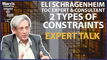 Eli Schragenheim: 2 types of constraints in TOC