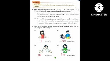 DAV CLASS-3 English practice Book ( Chapter-2, Replacing words)