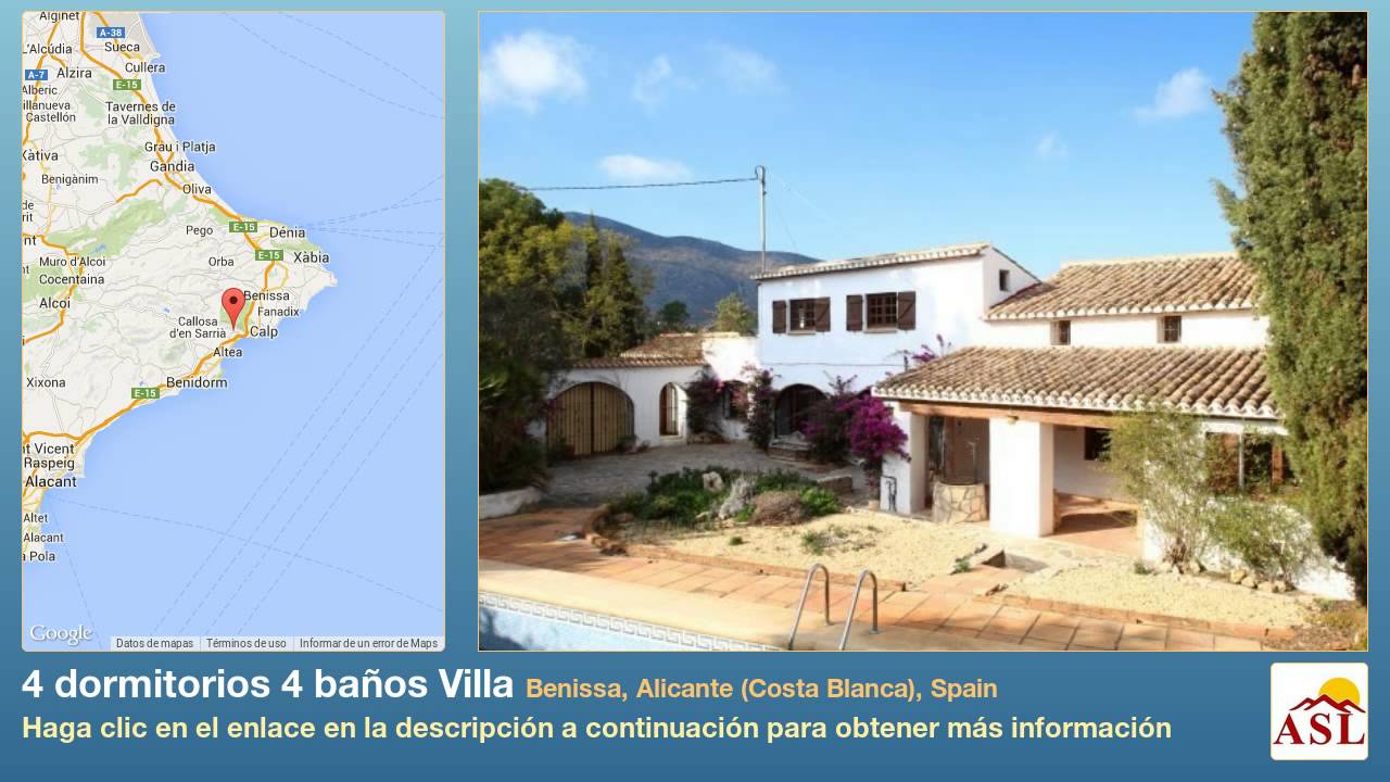 4 dormitorios 4 baños Villa se Vende en Benissa, Alicante (Costa Blanca), Spain