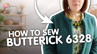 How to Sew the Butterick 6328 Open-Front Jacket