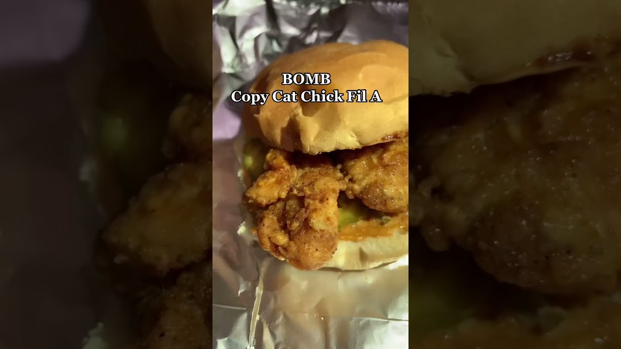 HALAL CHICK FIL A recipe shorts YouTube