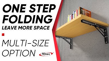 Heavy Duty Triangle Support Folding Shelf Mounting Brackets For Wall #furniturehardware #furniture