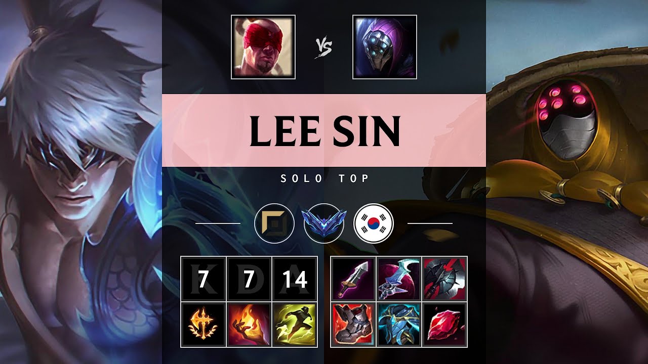 Lee Sin Top vs Jax - KR Diamond Patch 25.15