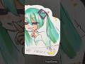 【みむかゥわナイストライ】中1イラスト#初音ミク #ボカロ #vocaloid #イラスト #hatsunemiku