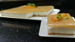 ألذ تشيز كيك بالكاكي بارد من اروع و الذ مايكون بطريقة سهلة جدا CheeseCake