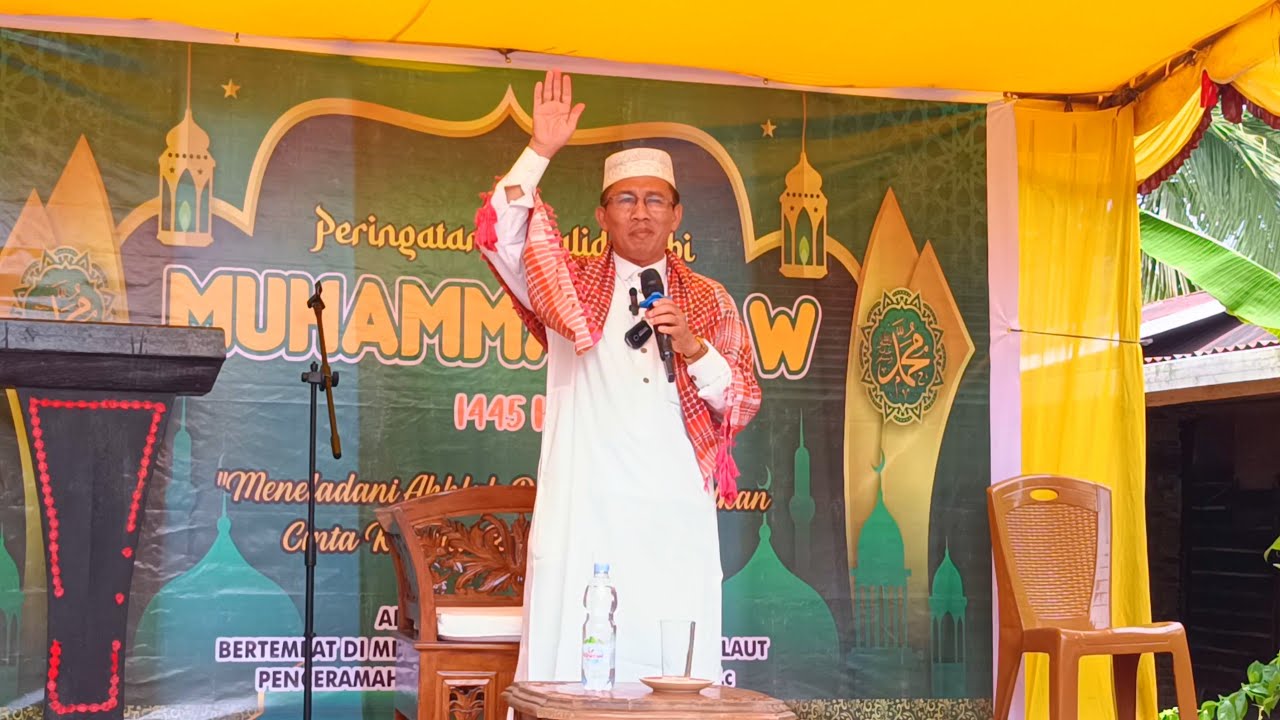 Ceramah Maulid Nabi Bersama Ustadz Bangko Di Kayu Laut Mandailing Natal Sumatera Utara