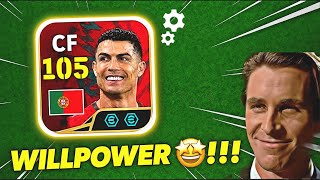 Finally  105 Willpower Nation Card Ronaldo In Efootball 