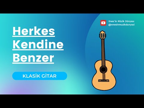 Herkes Kendine Benzer Gitar Solo ( Özdemir Erdoğan ) Herkes Kendine Benzer Gitar Cover & Notaları