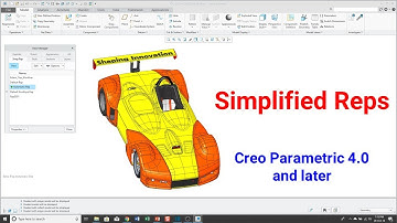 Creo Parametric 5.0 - Simplified Reps Tutorial (2018)