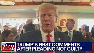 Trump stops at Miami café after pleading not guilty to 37 federal felony charges | LiveNOW from FOX