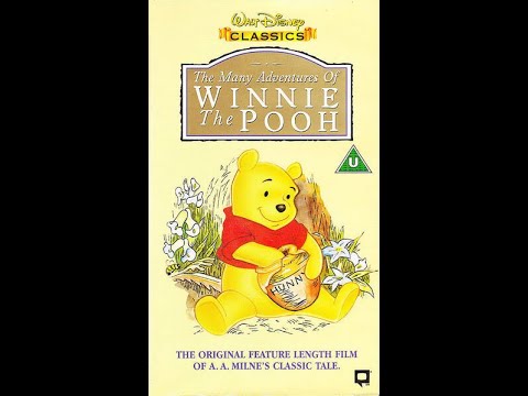 Opening to The Many Adventures of Winnie the Pooh UK VHS (1997)