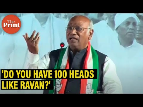 'Do you have 100 heads like Ravan?', Congress President Mallikarjun Kharge's comment on PM Modi