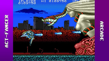 Act-Fancer: Cybernetick Hyper Weapon Longplay (Arcade) [QHD]
