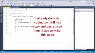 Simple Calculator just in 10 mints| C# Windows Form Application screenshot 2