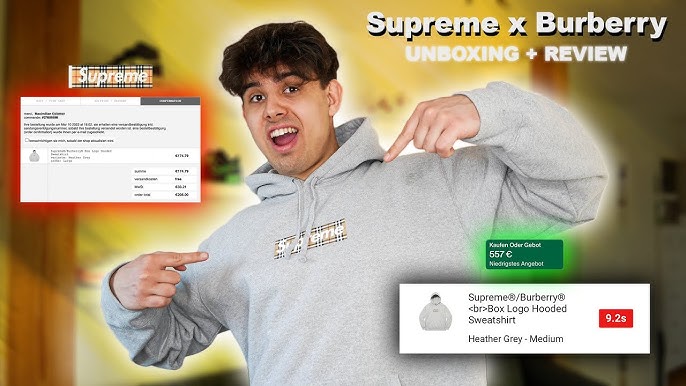 Supreme x Burberry Trucker Denim Jacket Try On! PLUS! Burberry Box Logo  Hoodie Review! 