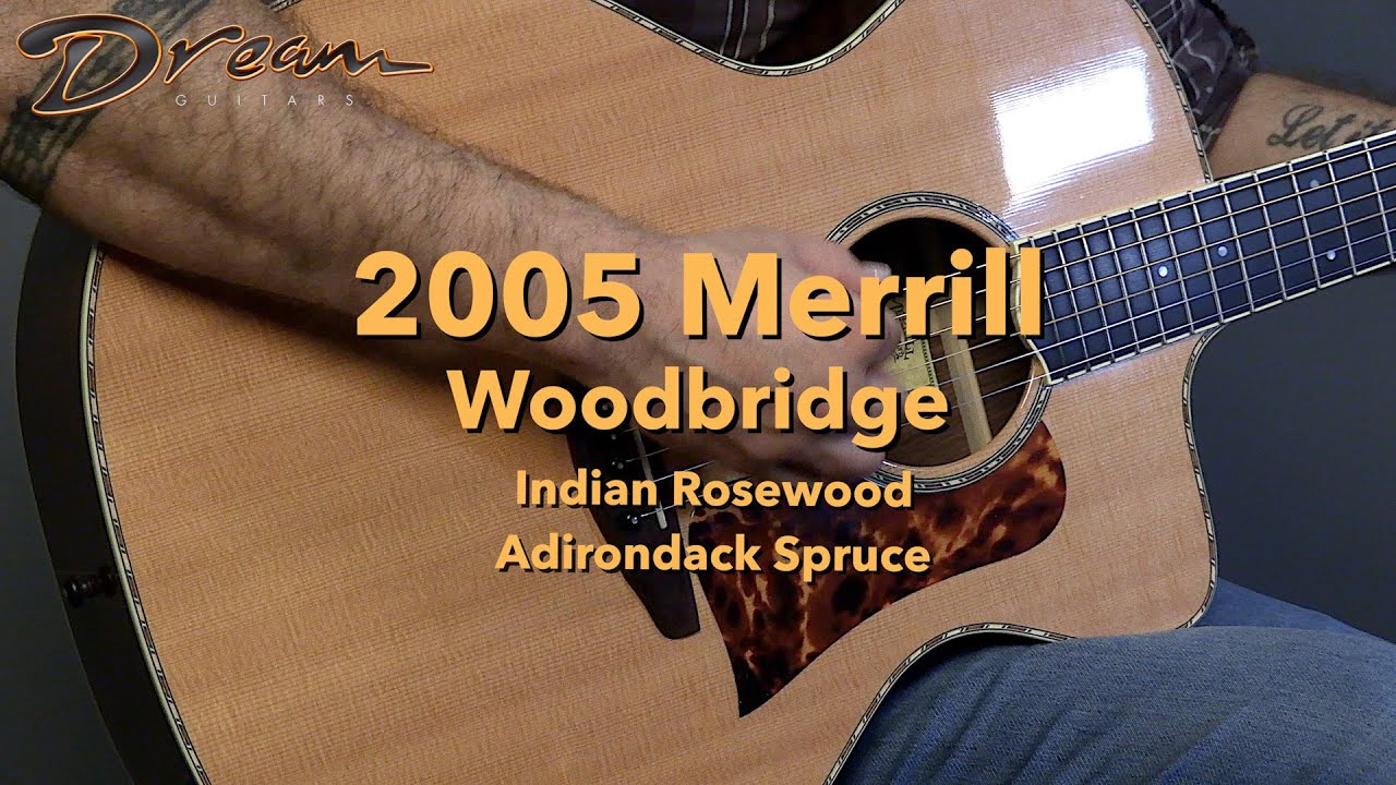 Mindless ロングボード 英国 ヴィンテージ 木目 クルーザ 2005 Merrill Woodbridge, Indian Rosewood/Adirondack Spruce - Dream
