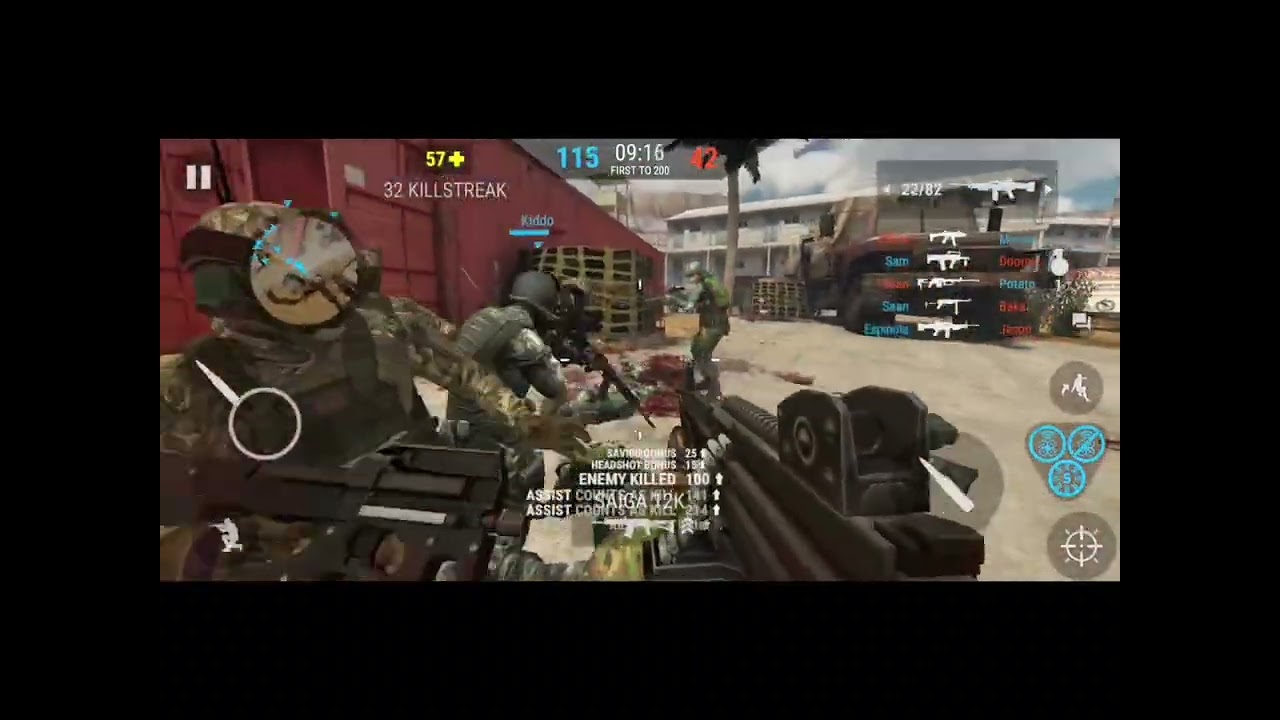 Bullet Force 2016 Team Deathmatch/Practice in Outpost with MG4