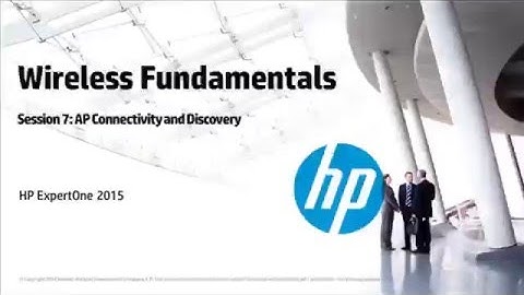 WLAN Fundamentals   Session 7   AP Connectivity and Discovery