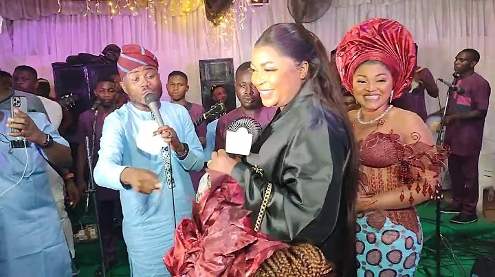KEMI AFOLABI MERCY AIGBE MAKES MONEY RAIN AT ALESH SANNI BIRTHDAY