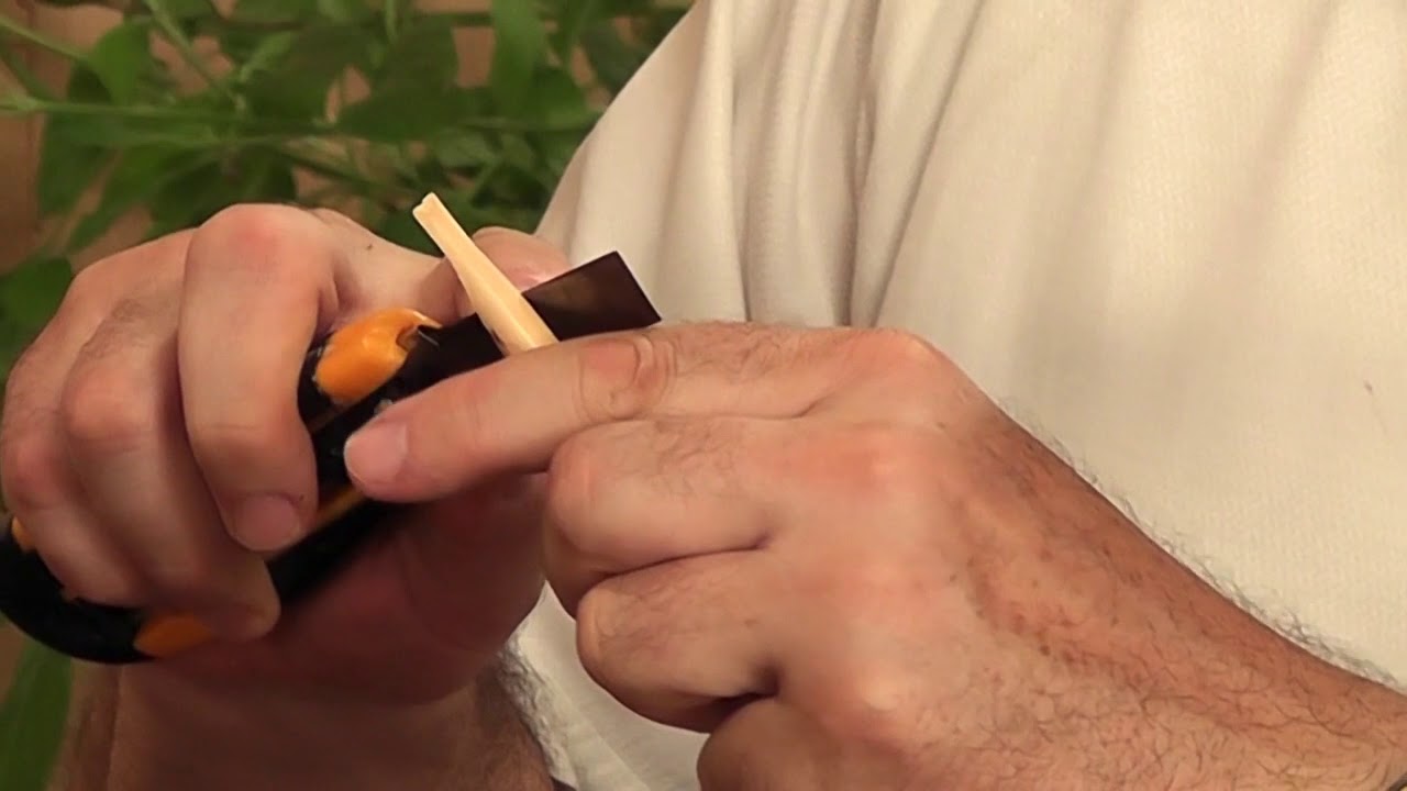 הכנת קנה לכתיבת סת