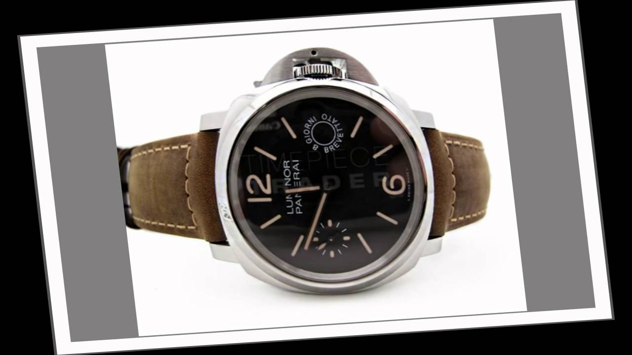 Panerai Luminor Marina 8 Days Acciaio Giorni Brevettato Ref # PAM590