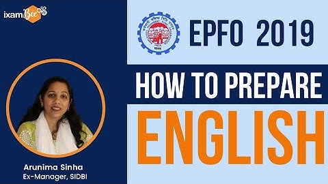 EPFO Assistant 2019 - How to prepare for English Section