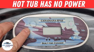 Nothing Is Working On Hot Tub No Power To Hot Tub Topside