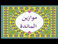 موازين المائدة خلود الأطرش موازين المائدة خلود الأطرش