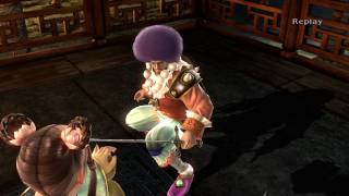 Barney Vs Leixia - SoulCalibur V Gameplay