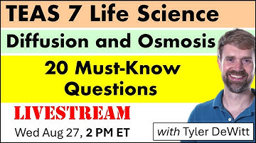 TEAS 7 Science: Diffusion and Osmosis Practice Questions