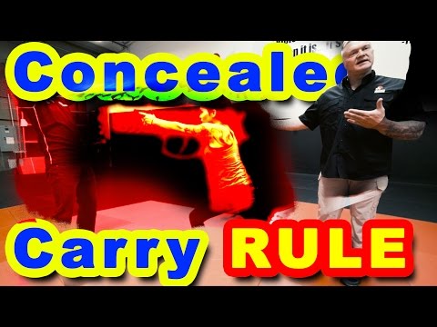 Concealed Carry Rule for Self-Defense | Self-Protection Specialist