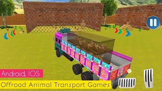 Animal Transport Truck Driving 3D - Offroad Animal Transport Truck Game - Android Gameplay HD screenshot 4