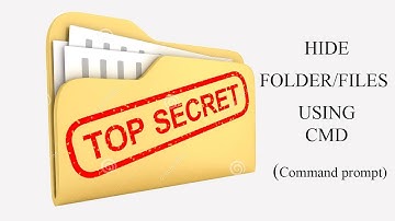 Security Tip : how to hide folder with cmd (Command Prompt)