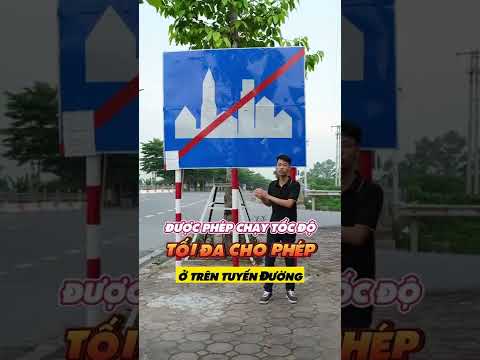 Video Biển báo hết khu đông dân cư - youtube