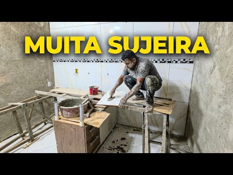 Muita sujeira no ambiente de trabalho