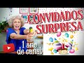 Convidados surpresas  1 ano de canal