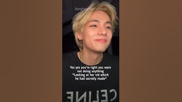 Pov: your bully (husband) caught u doing something and is now doing this 😭🙈 #kimtaehyung