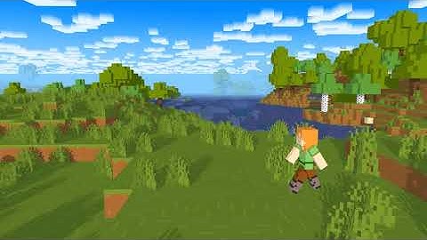 New and improved walk cycle!!! (Mc Mojang style)